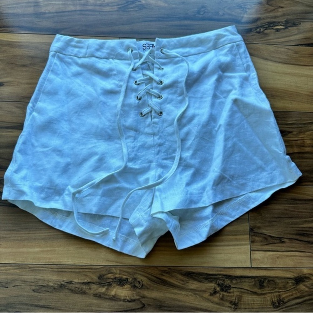 Seek the label linen shorts S